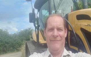 Tim Taylor is one of the farmers who will be attending the meeting. 